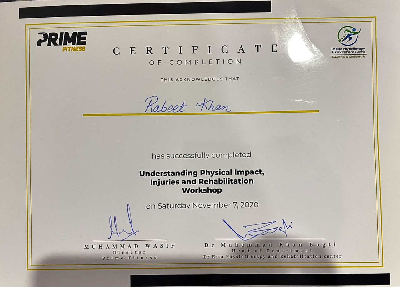 Cardiorespiratory Conditioning Expert License